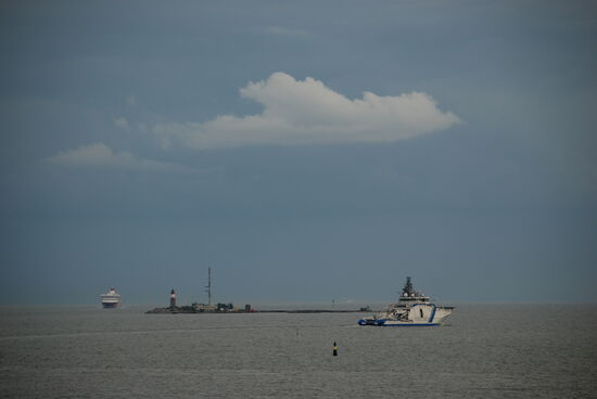 Blick nach Süden zur Insel Harmaja