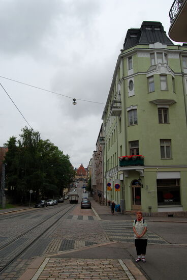 an der Haltestelle Riksarkivet stiegen wir aus