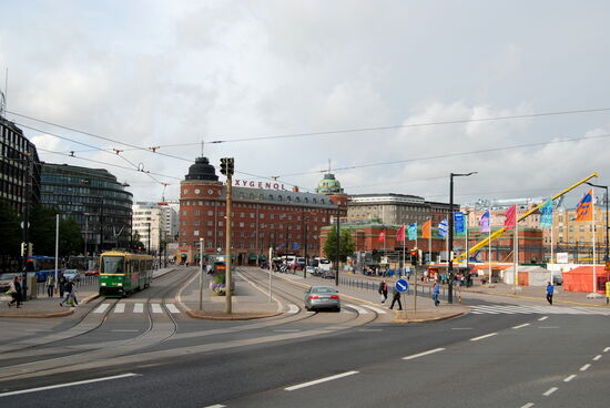 Verkehrsknotenpunkt Hakaniemi -Hagnäs