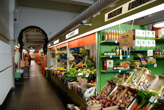 Innenansichten, unten Lebensmittel,