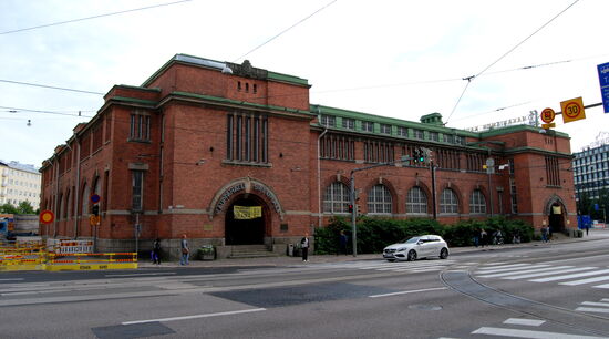 seitlicher Ausgang der Markthalle