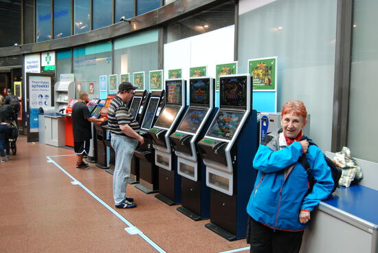 Spielautomaten gab es in allen Supermärkten in Finland