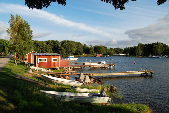 wir umrundeten den Fjord
