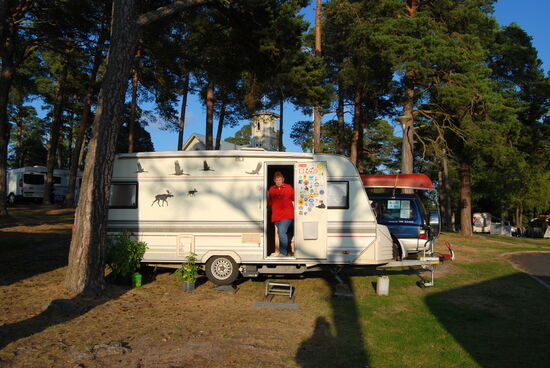 bald hatten wir den Campingplats von Raumo erreicht