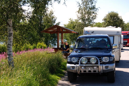 kleine Rast in Högakusten