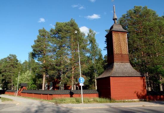 die alte Samekyrkan in Jokkmokk