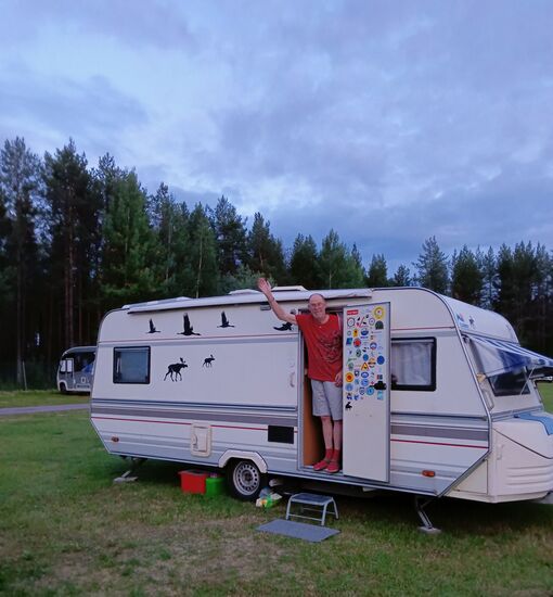 zurück auf dem Campingplats Jokkmokk