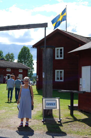 wir aber fuhren etwas weiter zu Ytterhogdals hembygdsgård