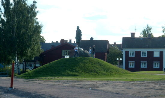 Gustav-Vasa-Denkmal in Mora am Ziel des Vasalaufes