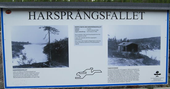 Informationstafel auf der Aussichtplattform