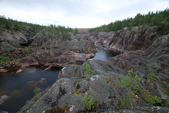 oberer Teil des ehemaligen Wasserfalls