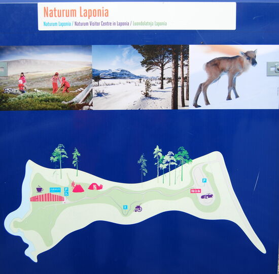 der Weg zum Naturum Laponia