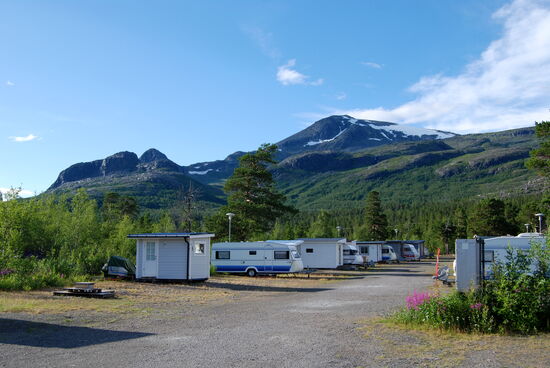 am Campingplatz kam sogar die Sonne heraus