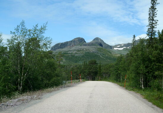 auf der Straße in Richtung Nordwesten