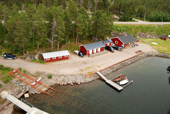 Anflug auf den Hubschrauberlandeplatz