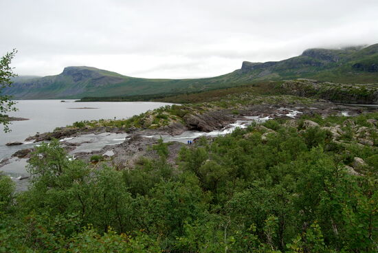 unterer Teil der Wasserfälle
