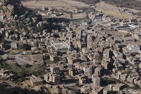 Blick von Kaukaban auf Shibam