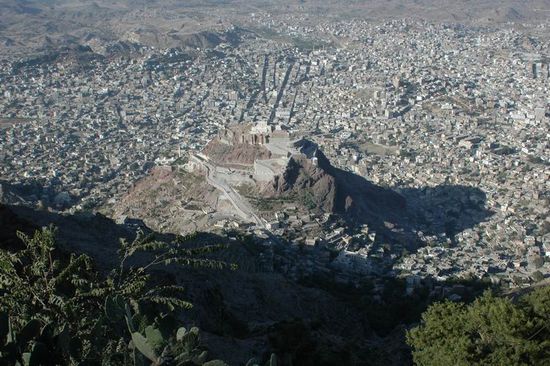 Taizz - Blick vom Gabal Sabir