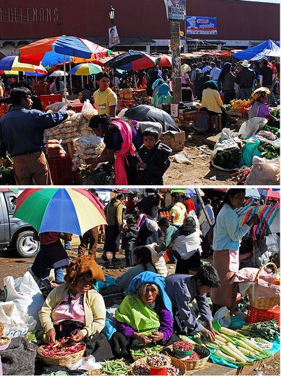 Markt in San Juan Chamula