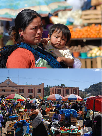 Markt in San Juan Chamula