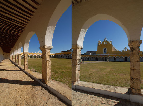 Franziskanerkloster in der gelben Stadt Izamal