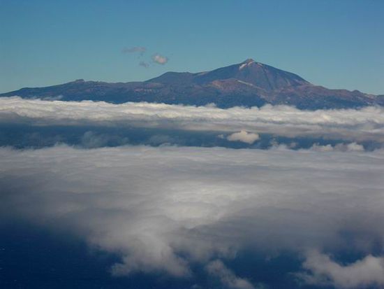 Teide vom Flugzeug aus