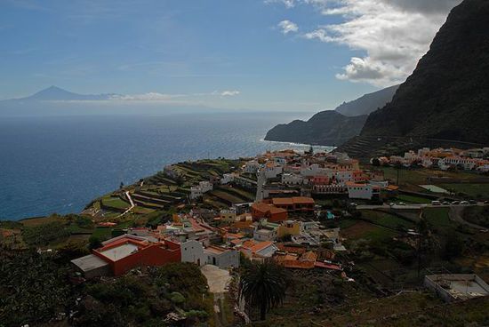 Im Hintergrund der Teide