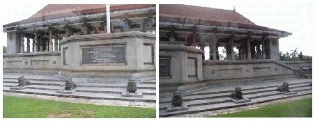 Independence Memorial Hall 1946 errichtet; 1948 wurde die Unabhängigkeit erklärt