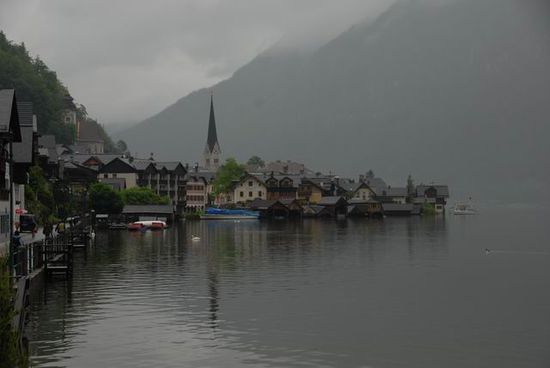Blick vom Ortseingang