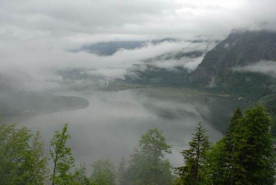 Blick von der Bergstation der Standseilbahn
