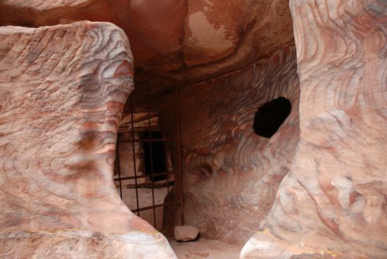 Farbspiele im Felsen