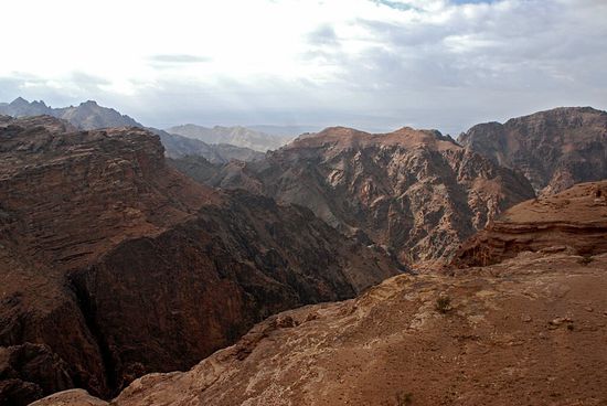 Blick ins Wadi Araba