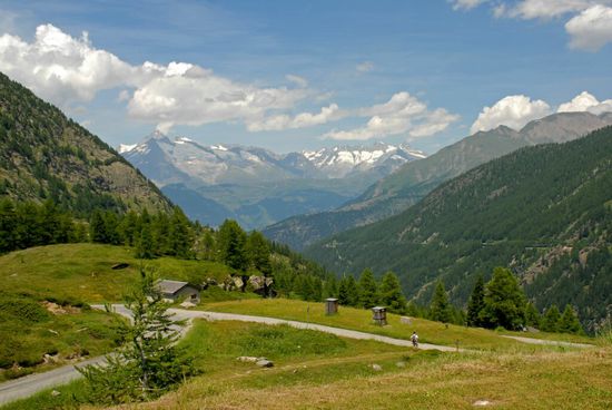 Blick vom Simplonpass