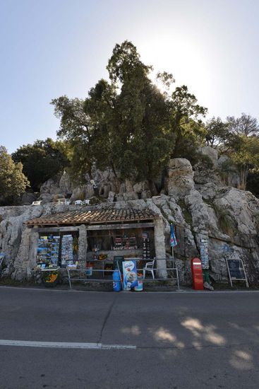 Das Kaffee in eine Kurve