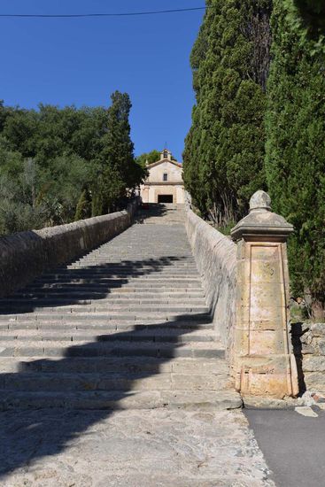 Stufen zur El-Calvari-Kapelle