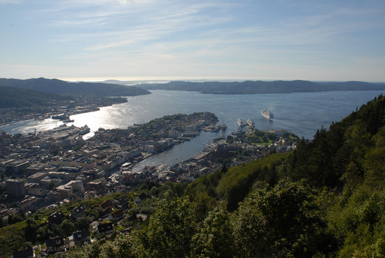 Bergen von oben