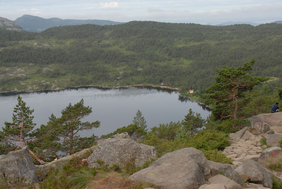 Beginn der Wanderung