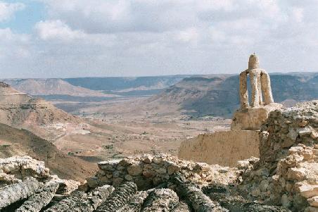 Blick von der Speicherburg in Nalut