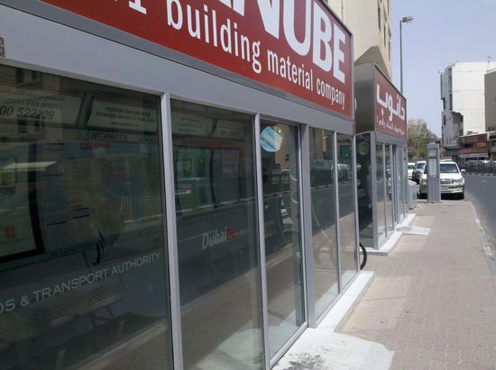 Klimatisierte Bushaltestellen