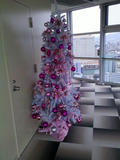 Es erwartete uns auch ein hübscher Weihnachtsbaum