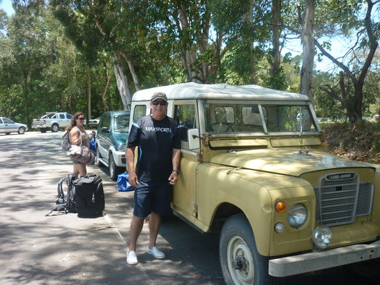 Unser Chauffeur Patrick mit seinem 4WD