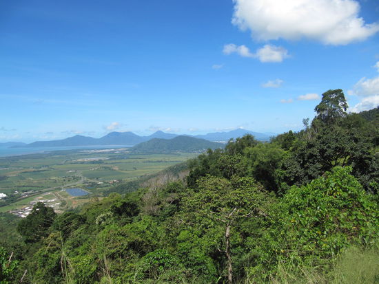 So ein Ausblick ist eine nette Belohnung, wenn man erstmal aus Cairns rausgefunden hat.