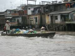 Kanal im Mekong-Delta