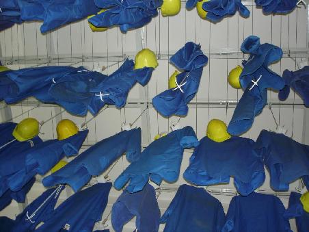 Blau-gelbes in der Kaue