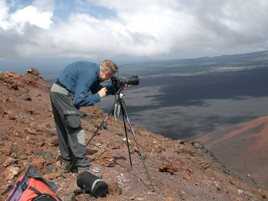 Fotokünstler Beat performing