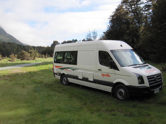 Und wo ist der nächste Camper? Auf Sichtweite, aber wenn man möchte, fühlt man sich fast, als wäre man alleineauf dem Totara Doc Campsite