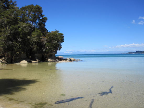 Unsere Badebucht - kein Mensch weit und breit