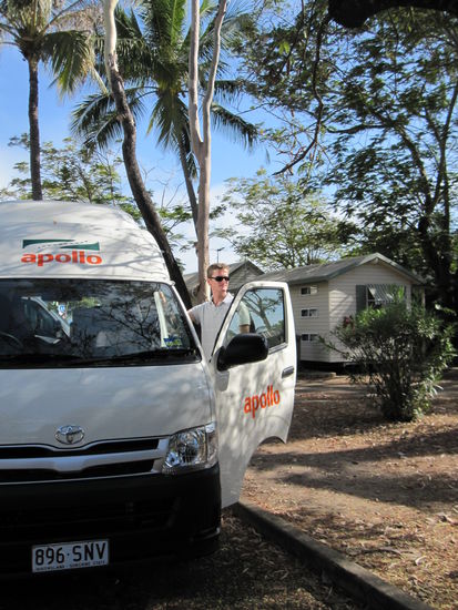 Unser Camper - ein relativ neuer Toyota, der sich bequem, einfach und pannenfrei fahren ließ