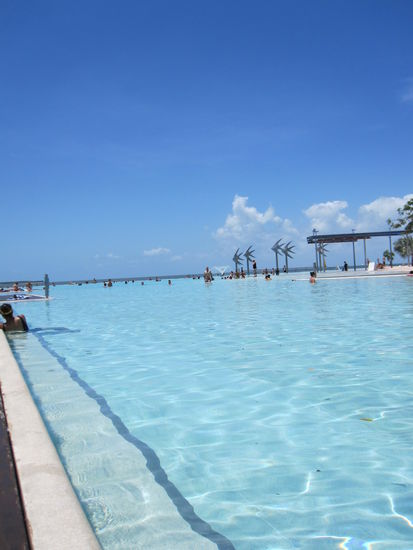 Lagune von Cairns - direkt am Meer...und ohne Krokodile