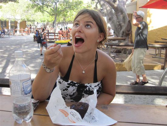 Belohnung zum Schluss: Chocolate Cake von der berühmten Bakery auf Rottnest. It was delicious!! 